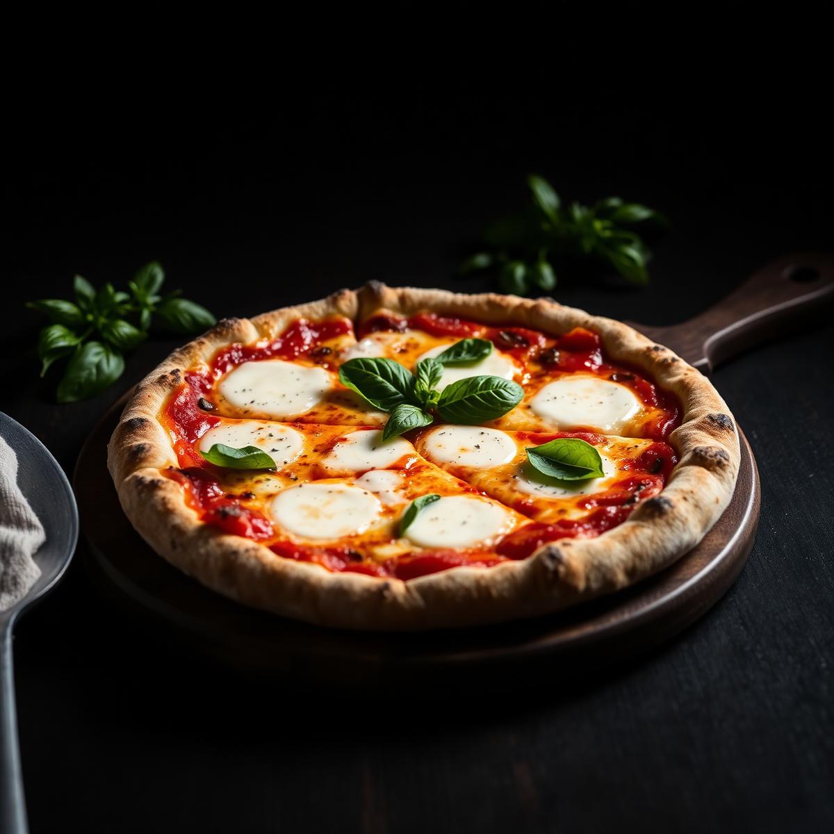 Pizza Margherita im Ristorante Rialto